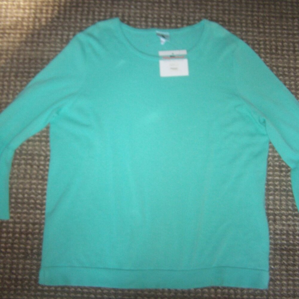 NWT HALEY & THE HOUND LIGHTWEIGHT 100% COTTON TUNIC SWEATER SZ XL